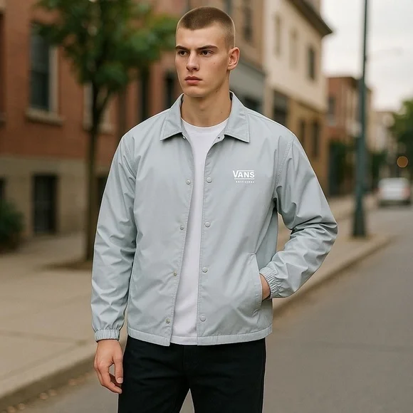 Van’s Torrey Skate Windbreaker Jacket, Water Resistant, Men’s Size M - Picture 1 of 9